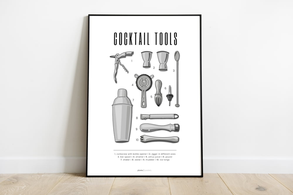 Cocktail tools plakat