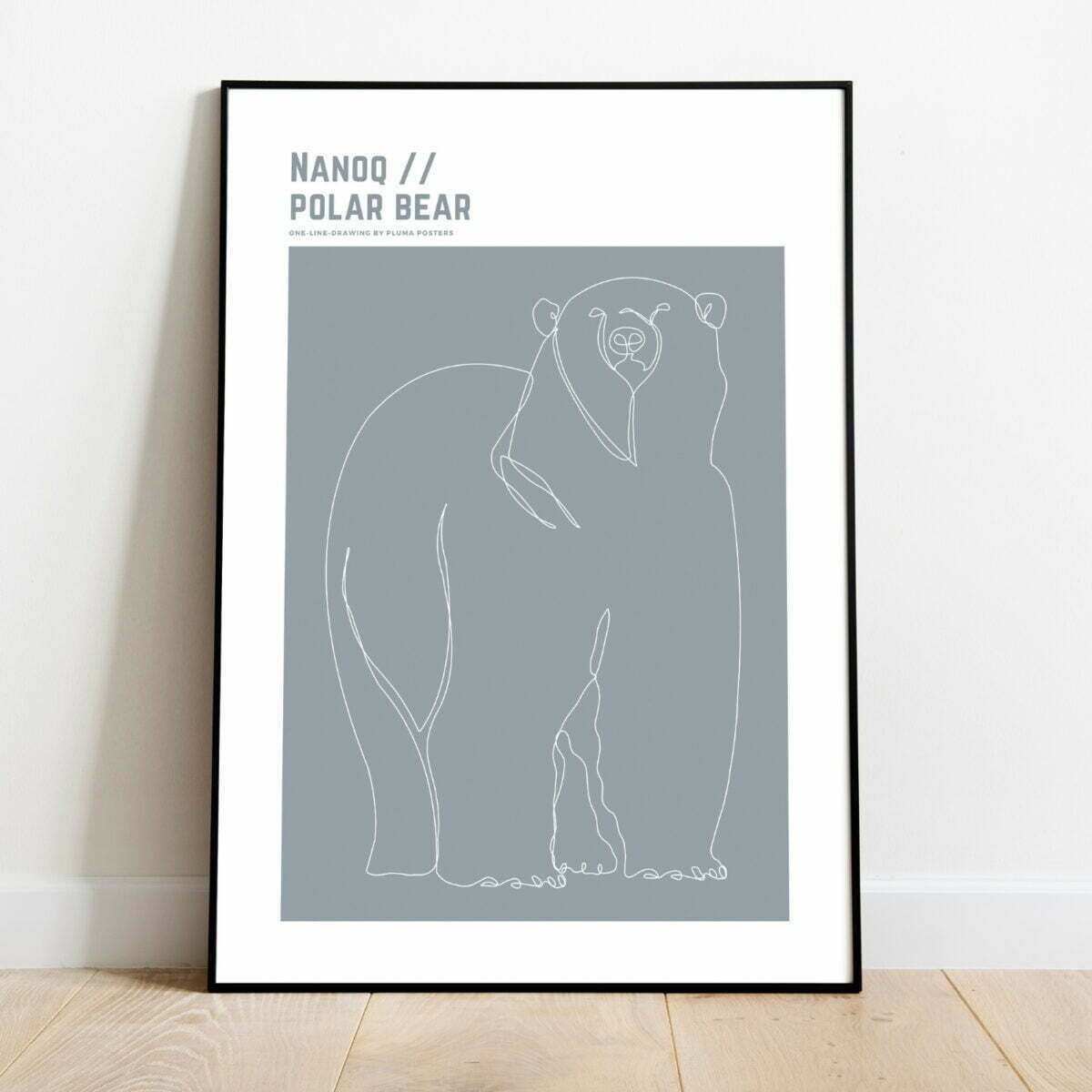 Nanoq//Polar bear plakat
